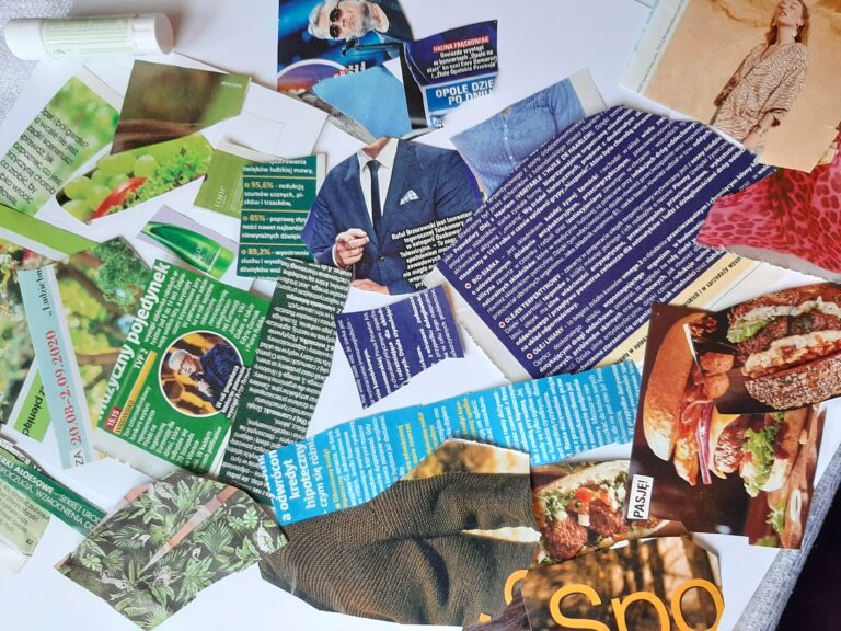 Pomysł Na Kolaż Z Gazet Collage z gazet - ZABAWY ZE SZTUKĄ